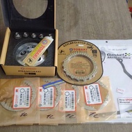 lc135v1v2v3v4v5v5 full set clutch hyper+clutch kevlar/clutch plat/gaskit clutch