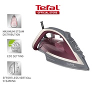 Tefal Steam Iron Ultragliss Anti-Calc Plus 270ml 2800W (Grey) FV6840 – 260g Steam Boost, Scratch-Resistant, Eco-Friendly