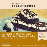 ▶$1 Shop Coupon◀  Nutmeg State Nutrition High Protein Snack Bar / Diet Bars - Marshmallow Brownie Cr