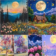 Paint by Numbers With Frame Home Decor Landscape Canvas Painting by Number,Acrylic paint,Wall Art