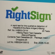 hbsag Rightsign Brand HEPA B w/ CPR 25test (serum/plasma)