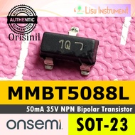 MMBT5088L 1Q 50mA 35V NPN Bipolar Transistor 2N5088 SOT-23 onsemiOriginal