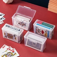 New Transparent Playing Cards Boxes Container PP Storage Case Packing Poker Game Card Box For Board Games