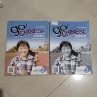 2 BOOKS ORI BOOK GO CHINESE TEXTBOOK & WORKBOOK 2 CENGAGE PUBLISHER