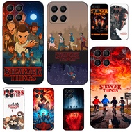 For Honor X6 X6S Case Back Cover Phone Protective Bumper Soft Silicone Black Tpu Case Strange Things