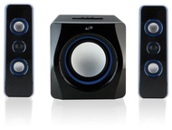Bluetooth Speaker System with Built-In Subwoofer, 7.28 x 8.86 x 7.28 Inches, Black (iHB23B)