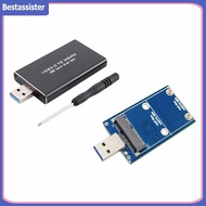 เคสมินิ SSD MSATA เป็น USB 3.0 MSATA เพื่อ USB 3.0กล่องดิสก์แบบแข็งอลูมิเนียมภายนอกรองรับฮาร์ดดิสก์30*30/50เอ็มซาต้า SSD