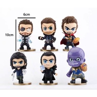 Alice in Wonderland Figure Frozen Miniature/ Avengers Car Decoration/ Alice Character Decorative/ Po