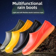 Men Women Simple Rubber Shoes White Water Shoes Help Summer Low