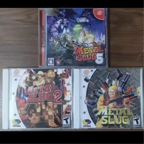 Dreamcast metalslug Series Copy Game Disc Replica Unlock DC Game Console Retro Video Game Direct Rea
