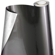 VViViD 5D High Gloss Grey Epoxy Carbon Fiber Automotive Vinyl Wrap Film Roll (1.5 Foot by 5 Foot)