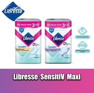 Libresse SensitiV Maxi (Non Wings 24cm 3x20's / Night Wings 32cm 3x12's)