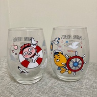限定版 Ryan+Apeach 韓國Kakao Friends Chill夢幻遇冷變色玻璃杯套裝 x 頭條日報 一套兩款  #廚房用品#現貨#送禮物#cartoon#gift#KF#2023