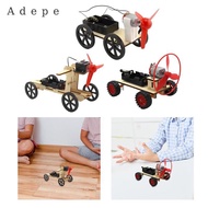 Adepe Wind-Powered Car Assembly Kit, Science Experiment Kit, DIY Assembly Kit, Propeller Car for Chi