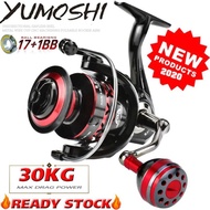 Yumoshi Fishing Reel / Penggulungpancing Seri 14 2000-7000 Drag 30Kg