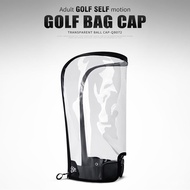 Universal Zippers Golf Bag Rain Hood Waterproof Golf Bag Top Cover Rainproof Dustproof TPU Transparent Ball Bags Golf Eq