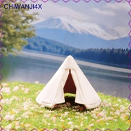 [chiwanji4x] Industrial Tent Resin Miniature Camping Model Compact Tent Diorama Prop for 1 6