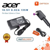 135W Acer Laptop Charger 19.5V 6.92A for Nitro V16 ANV16-41 ANV16-71 V14 ANV14-61 V15 ANV15-51