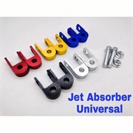 Alloy Jet ABSORBER tinggi ABSORBER KELIVER BRACKET EX5 DREAM WAVE KRISS RXZ WAVE125 LAGENDA110 SRL11