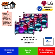 LG 50"/55"/65" 4K UHD AI TV UA73 Smart TV | HDR10 Pro | 50UA7350PSB/55UA7350PSB/65UA7350PSB | 2 Year