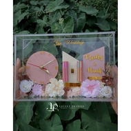 Wedding Frame Dowry Clock - aesthetic, functional, rechargeable wedding gift