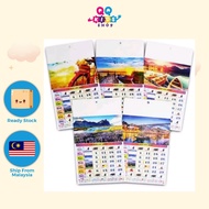 Stok Sedia Kalendar Dinding Kecil 2026 / 2026 Wall Calendar Small
