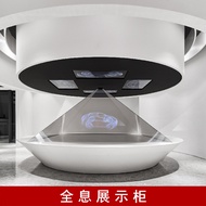 180/270/360Holographic Display Cabinet Naked Eye3D 3D Projection Display Cabinet Pyramid LCD Transpa