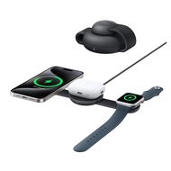 Anker B25M8H MagGo 3-in-1 Qi2 15W Wireless Foldable Pad (Black/White)