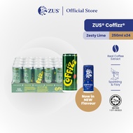 ZUS Coffizz® Sparkling Soda Coffee - Zesty Lime - 24 cans