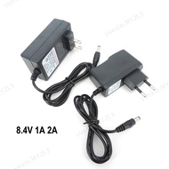 8.4V 1A 2A EU US 1000ma 2000ma Adapter Power Supply Charger DC 5.5 male plug for Drill Driver Screwd