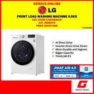 LG Slim AI Direct Drive Front Load Washing Machine (8.5kg) FV1285S4W