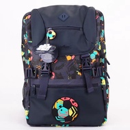 Australia smiggle Colorful Football Messenger Backpack Elementary School Students Senior Grades Reduce Burden Children Double Buckle Large Capacity With Chest