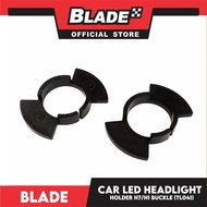 Blade Metal Headlight Bulb Adapter Holder H7 H1 (TL41) 2pcs