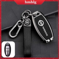 [Available] Zinc Alloy Leather Car Key Case Cover For Nissan Quest MPV Elgrand NV200 Evalia Serena 4 Buttons Remote Fobs