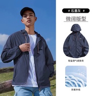 Jeep Official Store Mens Summer Outdoor Breathable UV Protection Jacket Couples Style Thin Outerwear