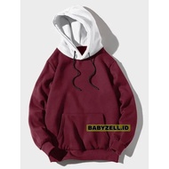 HOODIE BIGSIZE HOODIE REGLAN COLOR BLOCKING COMBINATION HOODIE UNISEX JUMBO SML XL 2XL 3XL 4XL 5XL 6