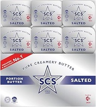 SCS Salted Portion Butter, 10g (Pack of 12) - Chilled (packaging may vary)