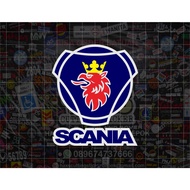Bismania Scania Scania Logo Cutting Sticker Color Size 8 Cm