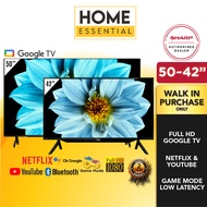 Sharp 50 Inch AQUOS Full HD Google TV 2TC50EG1X | 42 Inch 2TC42EG1X | 50 Inch Android TV 2TC50BG1X |