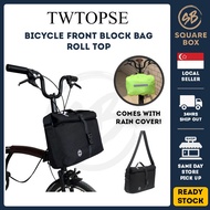 Bicycle Front Bag Folding Bike Bicycle Front Block Roll Top Bag Java Dahon Rifle Crius 3SIXTY PIKES Brompton TWTOPSE