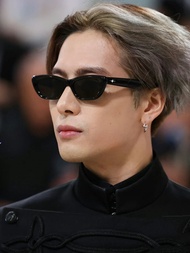 South Korea Capin Kofn Jackson Wang Same Sunglasses Men GM Cat Eye American Retro Glasses Sunglasses Women