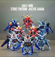 隱藏 原箱 / 散賣 Bandai QMSV MINI 強襲自由 無限正義 高達 STRIKE FREEDOM JUSTICE GUNDUM 萬代 盲盒 blind box  figure 模型 公仔 手辦