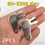 2PCS Forked Key 8398 7N0718 8H5306 8H-5306 for CAT Excavator Dozer Power Supply Switch Disconnect Ke