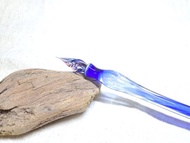 柚子林手工琉璃 - 水舞彩帶 - 紺青 - 琉璃筆 - 玻璃筆 - 沾水筆