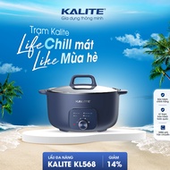 Nồi lẩu đa năng KALITE KL568 4in1 công suất 2000w lòng nồi chống dính 6L cho gia đình 4-6 người