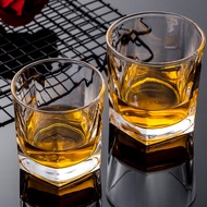 [READY STOCK] WHISKEY JAGERBOMB 260ml SQUARE GLASS COFFEE COGNAC LIQUOR XO BRANDY SOJU LIQUOR QUALITY THICK GELAS AIR