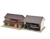 日版 現貨 TOMYTEC出品 建物收藏 1/150 蕎麥屋•茶屋3 057-3 (鐵道模型 1/144 相關)