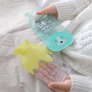 Hot Water Bottle Cute Cartoon Simple Winter Student Portable Mini Note Water Hand WarmersHome Transparent Hot Water Bott