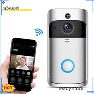 NICO V5 Wireless Smart Video Doorbell Camera HD WiFi Doorbell PIR Human Detection Anti-Theft Alarm Doorbell Camera