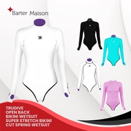 Trudive Open Back Bikini Wetsuit SUPER STRETCH Bikini Cut Spring Wetsuit 2mm